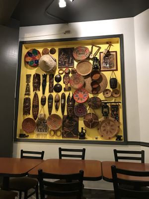 Inside at Blue Nile Cafe in Kansas City