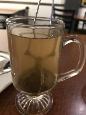 Ginger tea at Blue Nile Cafe in Kansas City