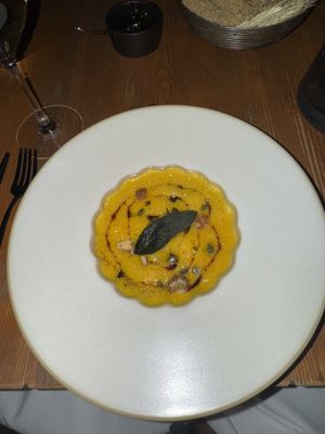 Pumpkin soup   at BOKAN 37 in London