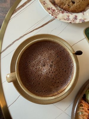 Hot chocolatee  at Le Goûter Parisien in Paris