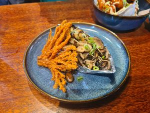 Mushroom boat at Chacha Bar in Adelaide