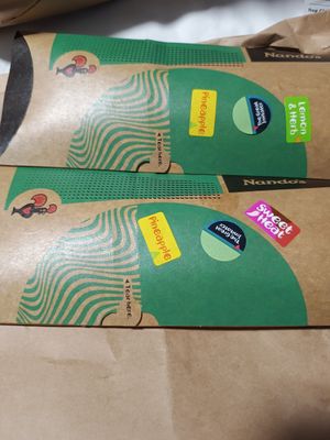 Wraps at Nando's - Bethnal Green in East London