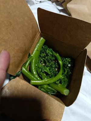 Tenderstem broccoli at Nando's - Bethnal Green in East London