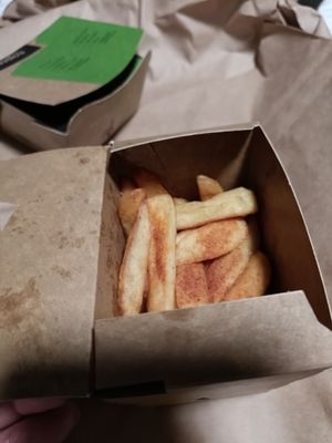 Peri-salted chips at Nando's - Bethnal Green in East London