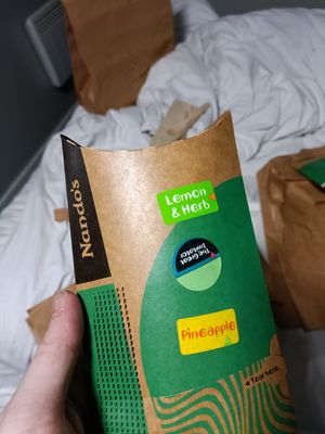 Lemon & herb great imitator wrap at Nando's - Bethnal Green in East London