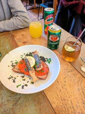 Sardinha assada no pão 🐟 🍞 at Plantuguese in Bristol