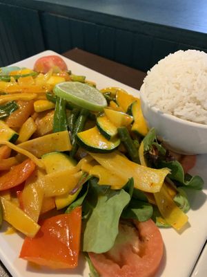 Mango Curry at My Thai Vegan Cafe in Boston