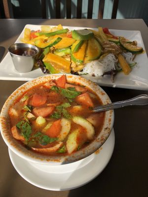 Lunch at My Thai Vegan Cafe in Boston