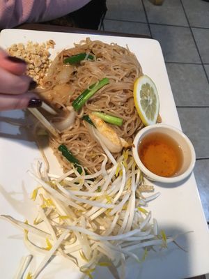 Pad Thai at My Thai Vegan Cafe in Boston