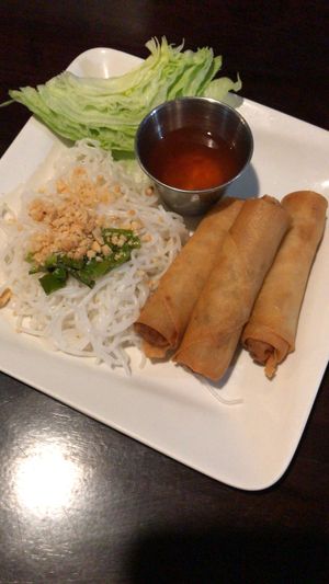 App! #2 Pad Pia Tod, great dipping sauce at My Thai Vegan Cafe in Boston