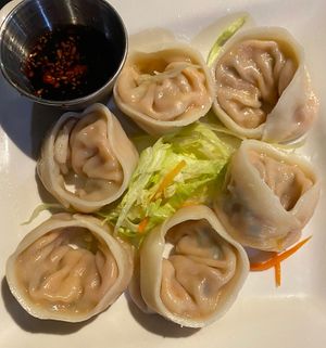 Steamed Dumplings at My Thai Vegan Cafe in Boston