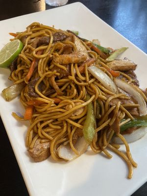 Lo mein   at My Thai Vegan Cafe in Boston