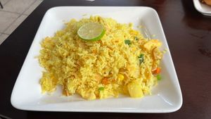 Pineapple Fried Rice at My Thai Vegan Cafe in Boston