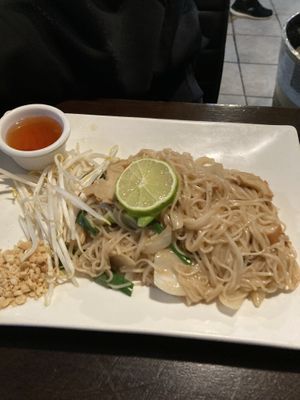Pad Thai  #Veganuary at My Thai Vegan Cafe in Boston
