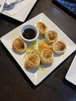 Fried dumplings  at My Thai Vegan Cafe in Boston