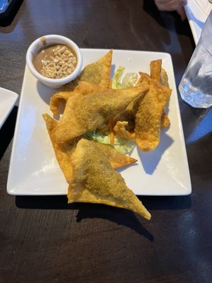 Triangles!  at My Thai Vegan Cafe in Boston