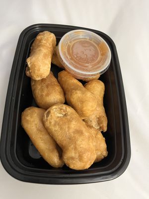 Chick’n (tofu) fingers  at My Thai Vegan Cafe in Boston