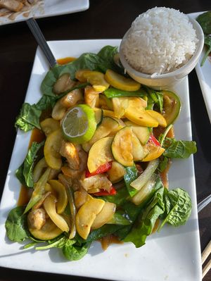 133. Seafood Mae Ploy  at My Thai Vegan Cafe in Boston