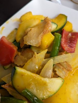 Mango Curry at My Thai Vegan Cafe in Boston