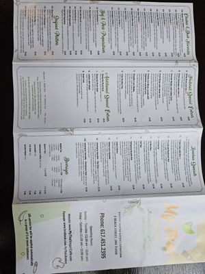  at My Thai Vegan Cafe in Boston