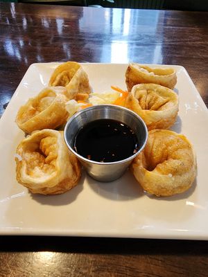 Fried Dumplings at My Thai Vegan Cafe in Boston