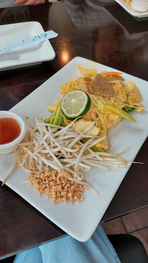 Curry vermicelli plus at My Thai Vegan Cafe in Boston