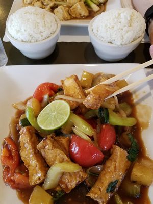 Sweet&Sour  at My Thai Vegan Cafe in Boston