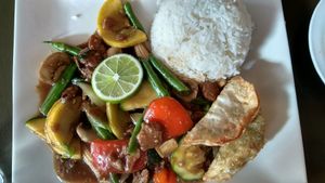 lemongrass specialty at My Thai Vegan Cafe in Boston