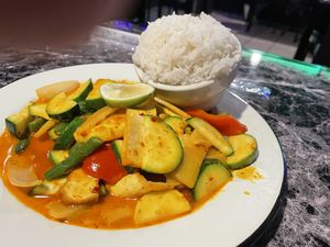 Red curry with tofu   at My Thai Vegan Cafe in Boston