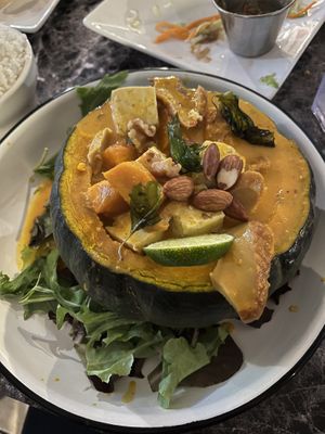 Pumpkin medley  at My Thai Vegan Cafe in Boston