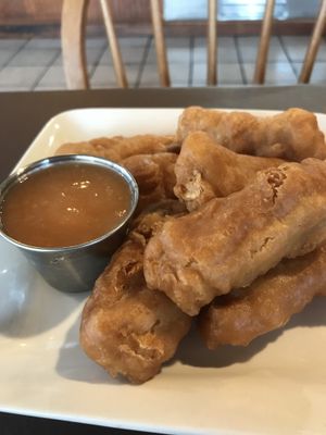 Tofu ‘chicken’ fingers  at My Thai Vegan Cafe in Boston
