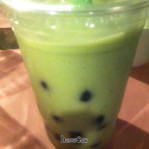 avocado bubble smoothie is divine! at My Thai Vegan Cafe in Boston