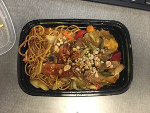 Combo platter, massive, delicious, and cheap! at My Thai Vegan Cafe in Boston