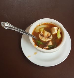 Soup of the day. at My Thai Vegan Cafe in Boston