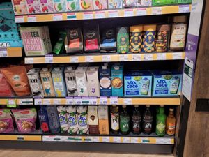 Plant milk alternatives at Holland & Barrett - Paddington in West London