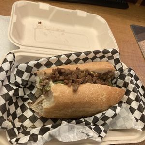 The Mile High Philly  at Craving Lisa's Compassionate Cuisine in New Port Richey