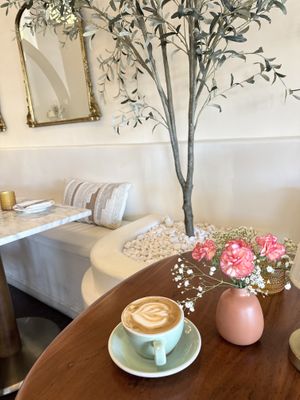 Latte   at Troya Mediterranean Tiburon in Tiburon