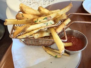 Fries  at Troya Mediterranean Tiburon in Tiburon