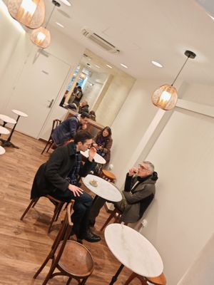 Inside at LaCrèma  in Paris