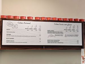 Menu at LaCrèma  in Paris