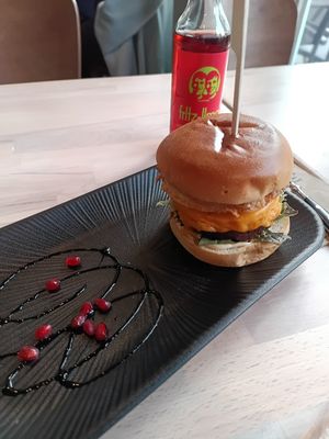 Not Egg Burger at Apple & Eve Vegan und tierisch lecker in Bremen