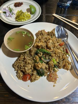 Vegan chicken rice  at J-DEE VEGAN in Chiang Mai