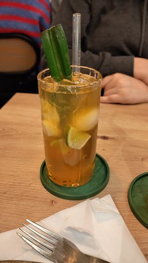 Litschi ice tea at Little Garden in Erlangen