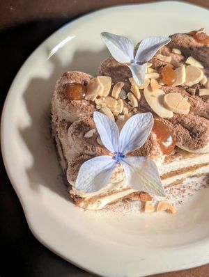 Tiramisu at Angolo Pizza Napolitana in Mexico City