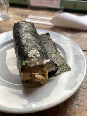 Maki roll (maybe soon on the menu)  at Luckyman Noodles in Milan