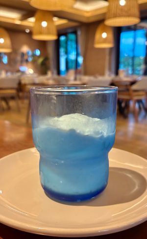 Coconut yoghurt  at Sea Breeze Restaurant in Ras Al Khaimah