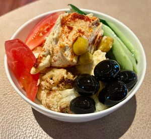 Hummus bowl  at Sea Breeze Restaurant in Ras Al Khaimah