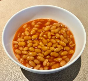 Baked beans  at Sea Breeze Restaurant in Ras Al Khaimah