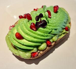 Avocado toast  at Sea Breeze Restaurant in Ras Al Khaimah