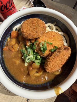 Pumpkin Katsu (udon, large)  at Marugame (The Strand) - Japanese Udon Noodles & Tempura in London